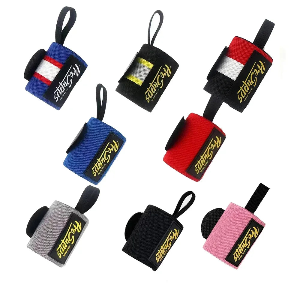 Gym Wrist Support Straps – Breathable Wristbands for Fitness, Weightlifting & Sports (1 Pair)