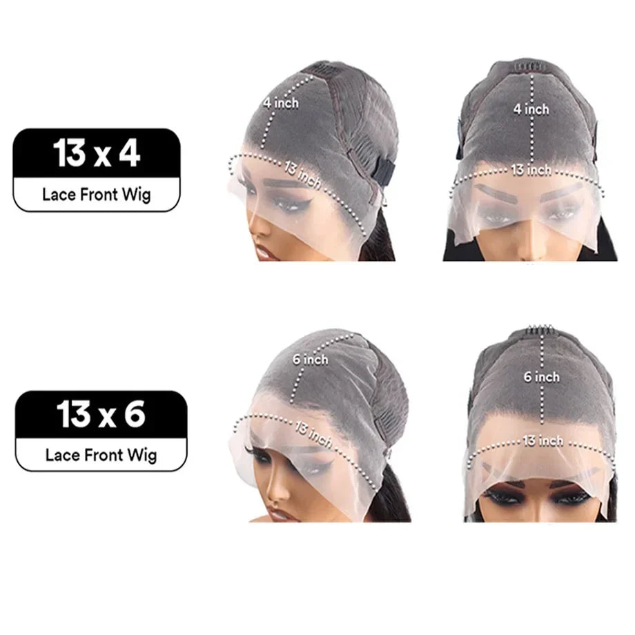 30 40 Inch 13x6 Body Wave Lace Front Wigs Human Hair 13x4 Brazilian Transparent Lace Frontal Wig For Women With Baby Hair