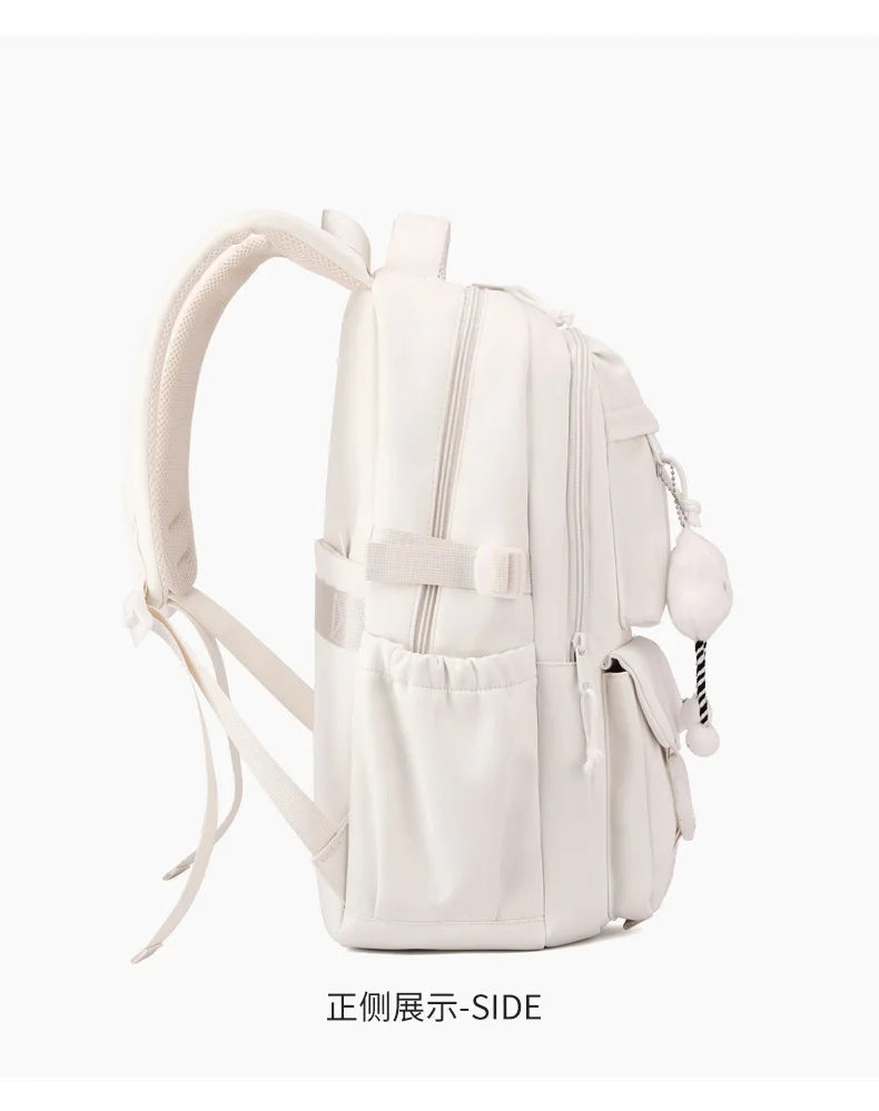 Korean Style Daily Backpack For Women Packsack Waterproof nylon Fabric Travel Backpacks Girls School Bag Teenagers Casual Bags