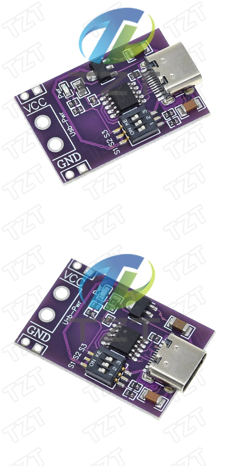 USB-C Fast Charge Trigger Module – QC AFC PD2.0 PD3.0 to DC Polling Detector for Notebook Power Supply