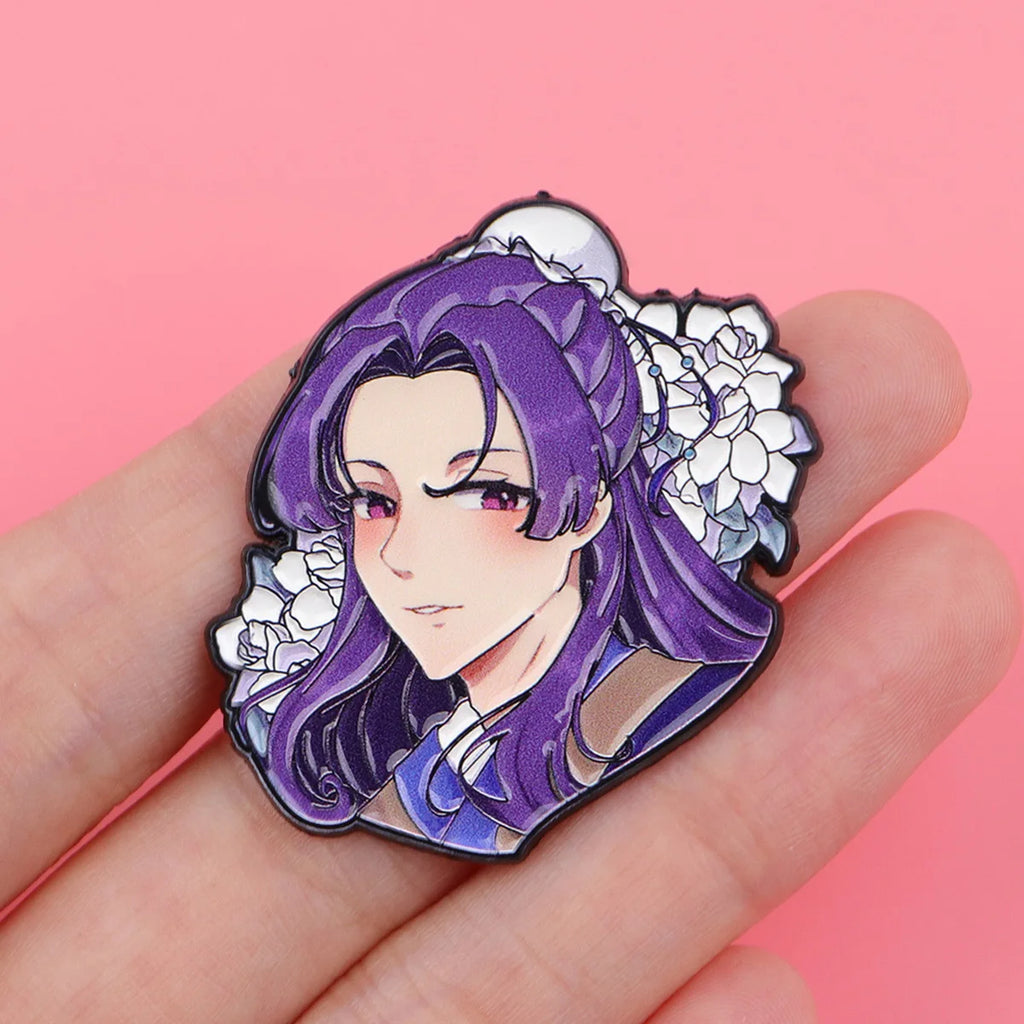 Cute Girls Enamel Pin Anime Characters Brooches on Clothes Badge Bag Clothes Kawaii Cat Lapel Woman Men Jewelry Fans Adults Gift