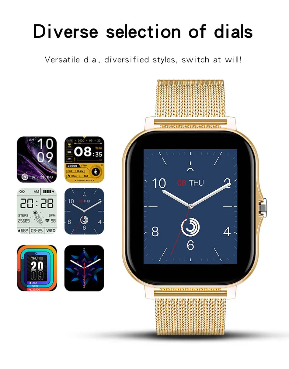 Bluetooth Call Smartwatch – 1.83" Sports Fitness Watch for Android & iOS