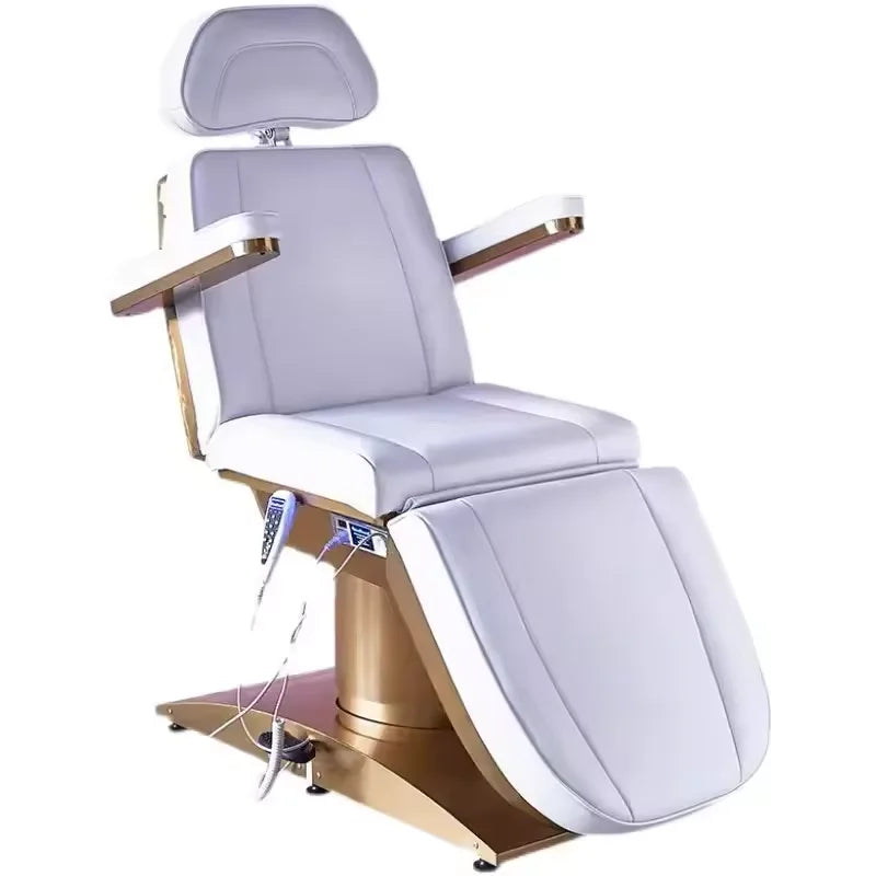 Professional Beauty Salon Bed – 3 or 4 Motor Metal Base with Manual & Remote Control