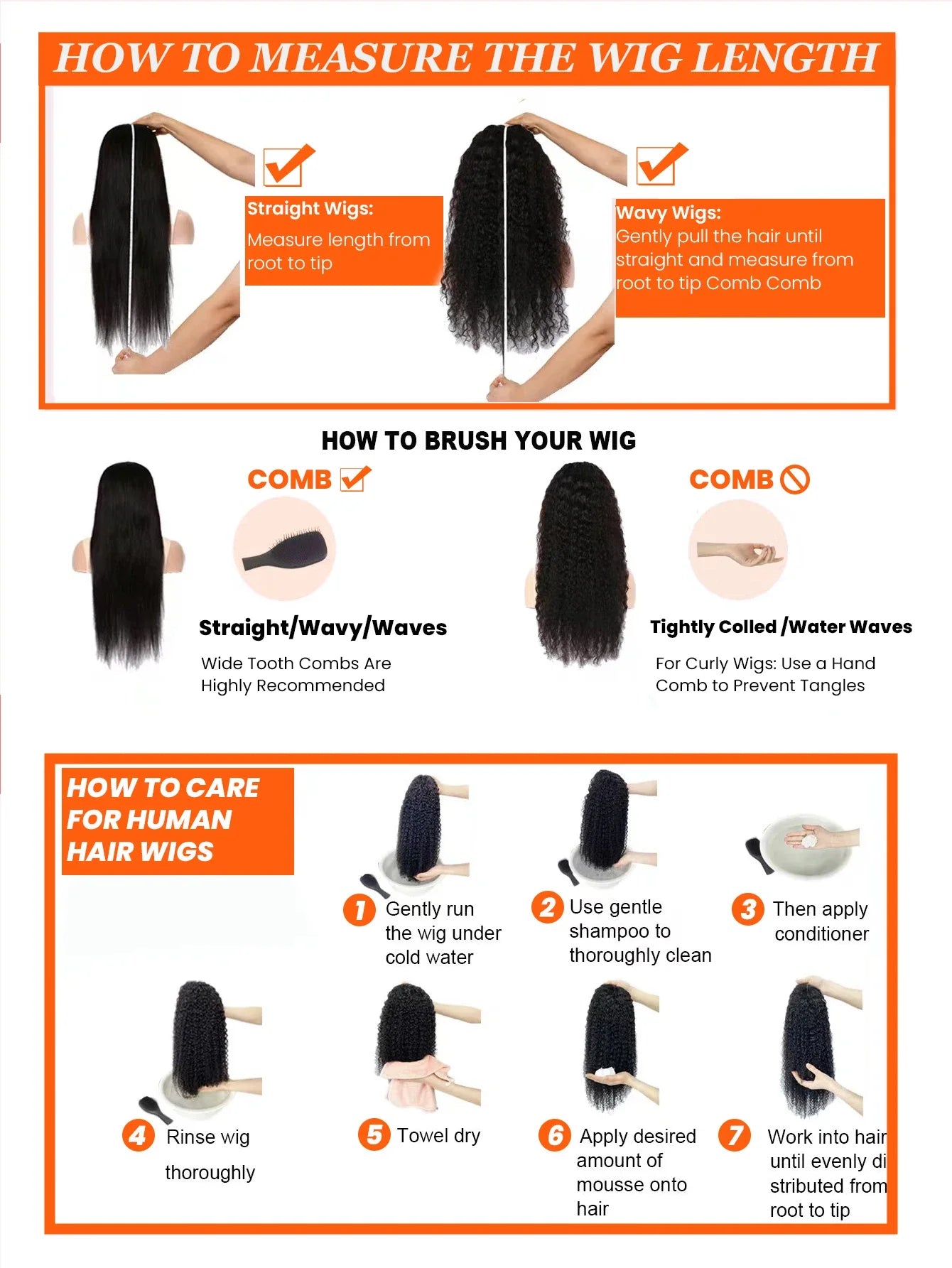 Auburn Brown Color 3 IN 1 Kinky Curly Half Wig Human Hair Clip-in Upgrade Glueless Wig Machine Made Invisible Hairline