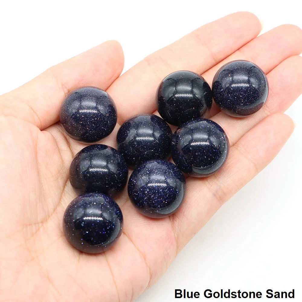Black Agate Crystal Sphere | 20mm Natural Stone Healing Ball | DIY Jewelry, Meditation & Home Decor | 1–20pcs
