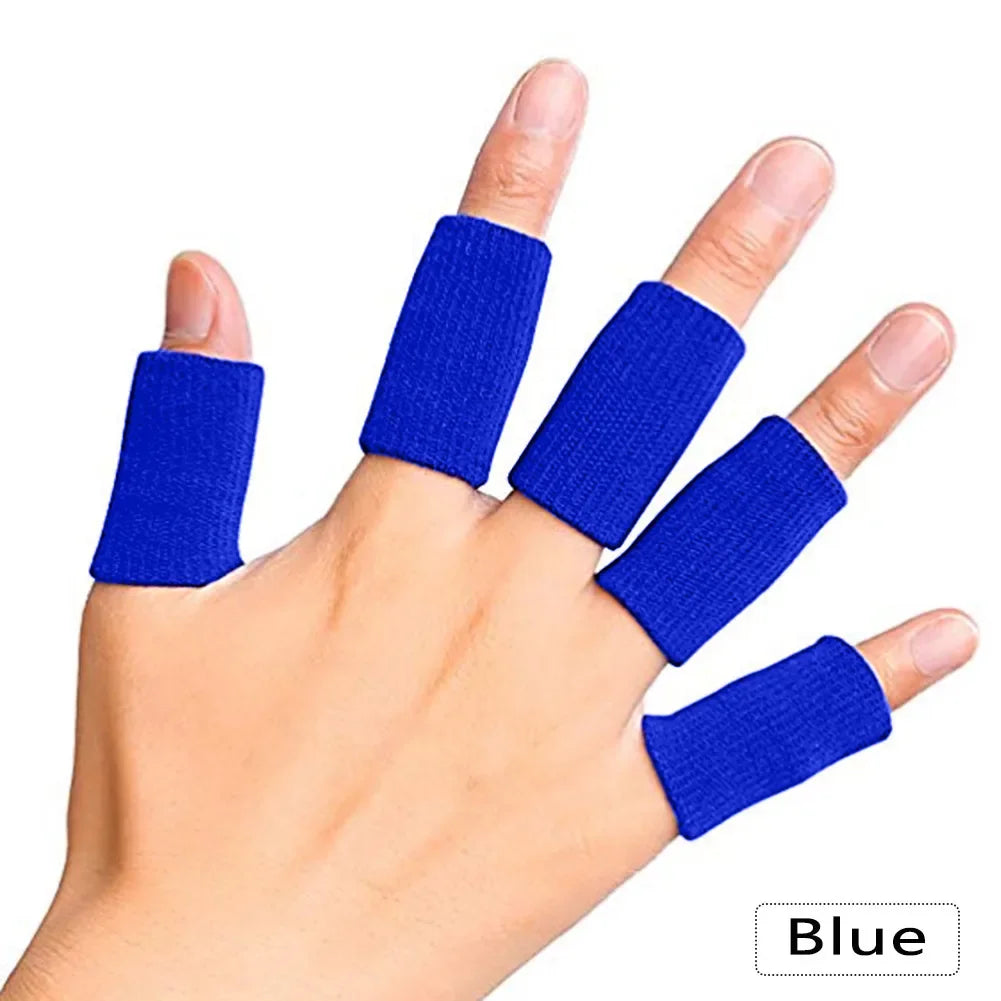 Finger Protection Sleeves – 10-Pack Elastic Support for Basketball, Gym & Sports