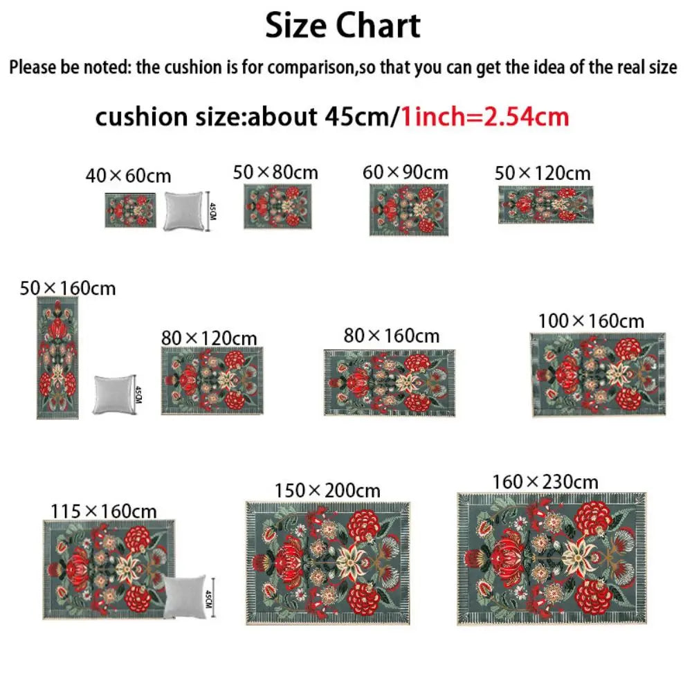 VIKAMA Christmas Gingerbread Man Couple Carpet Bedroom Soft Comfortable Foot Pad Bathroom Non Slip Absorbency  Mat Home Decor