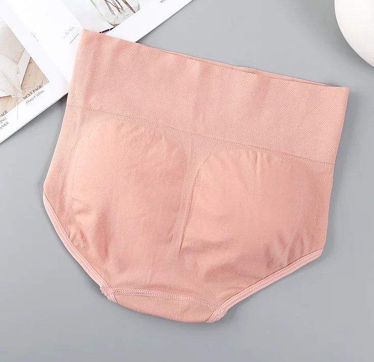Women's Seamless High-Waist Underwear – 8-Pack Fashionable Briefs