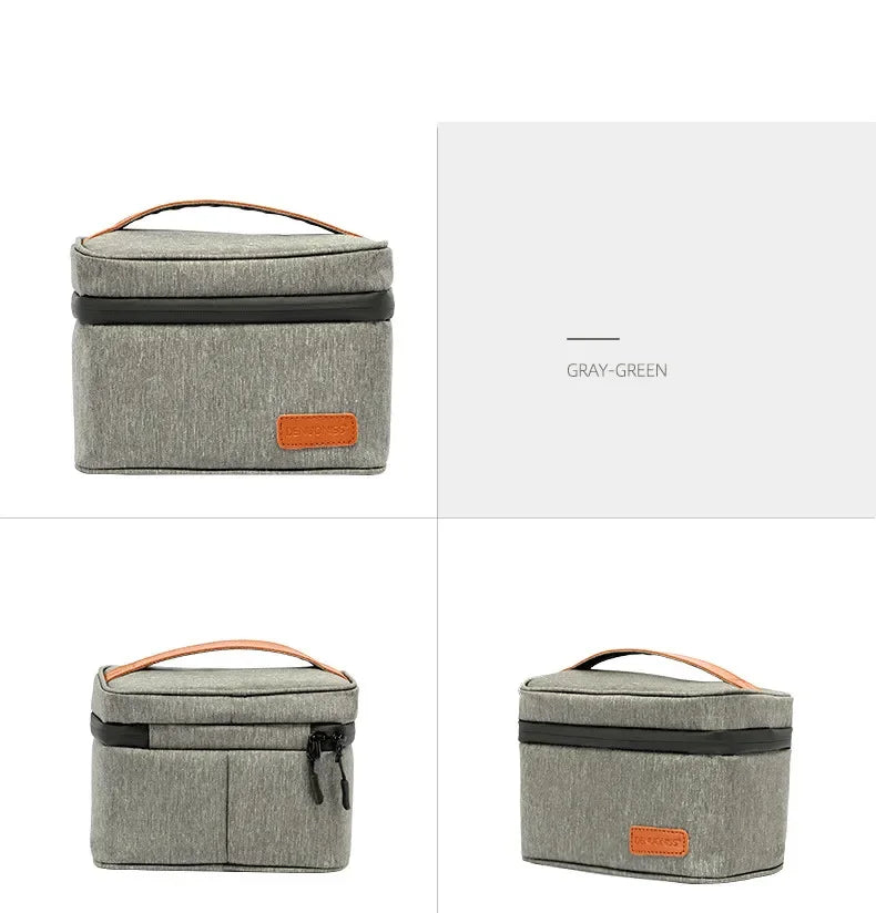 Lunch Bag Small Cooler Bag Protable Fridge Oxford Food Refrigerator Bag EVA Insulated Picnic Bags Isothermal Cooler Ice Box Bags