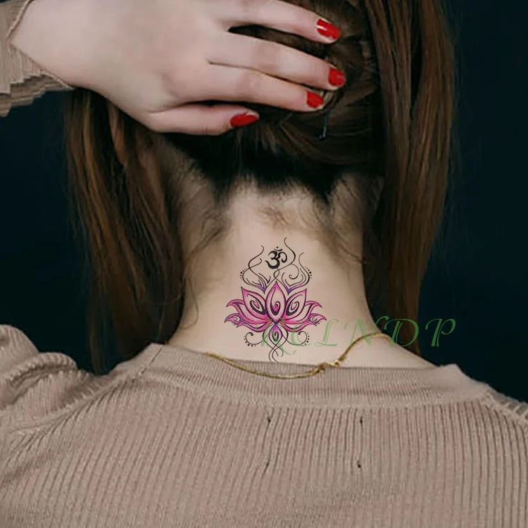 Anime Fire Flame Temporary Tattoo – Waterproof Flash Tattoo for Kids, Men & Women