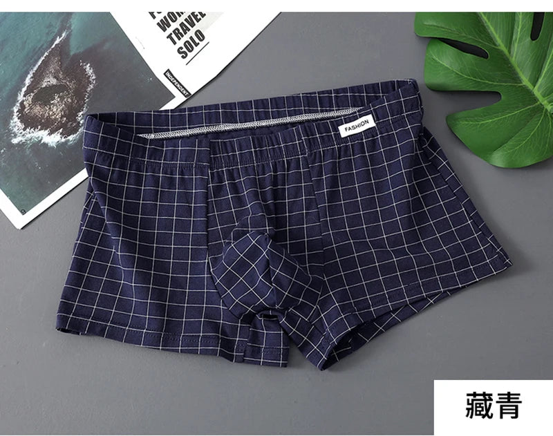 Men's Breathable Loose Mid-Waist Underwear – Comfortable Everyday Briefs