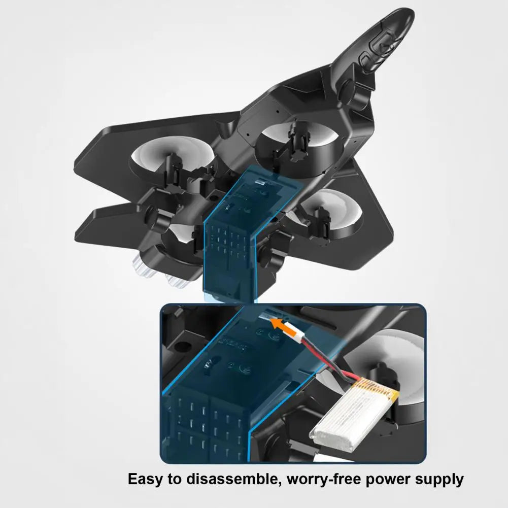 Remote Control Airplane Toy – 360° Stunt Flip Mini EPP Foam Fighter Jet for Kids & Adults (2.4GHz)