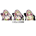 Demon Slayer Kanroji Mitsuri Motion Stickers – Anime Character Decals for Fans