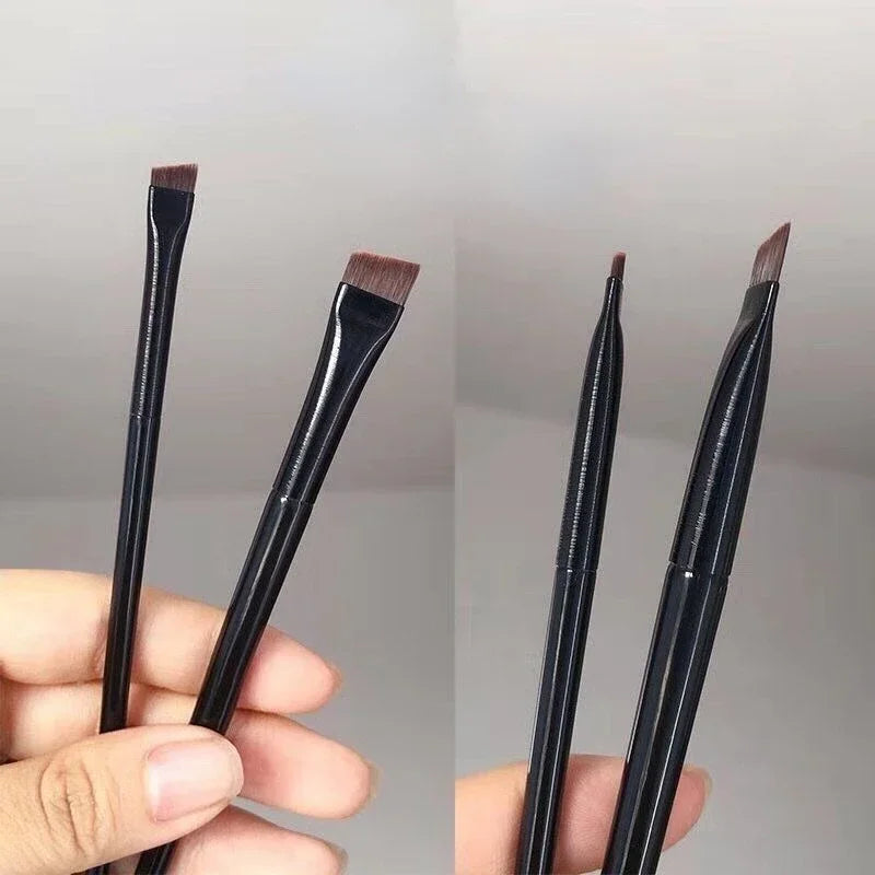 Eyebrow & Eyeliner Brush Set – Professional Flat Blade Contour & Liner Brow Tools