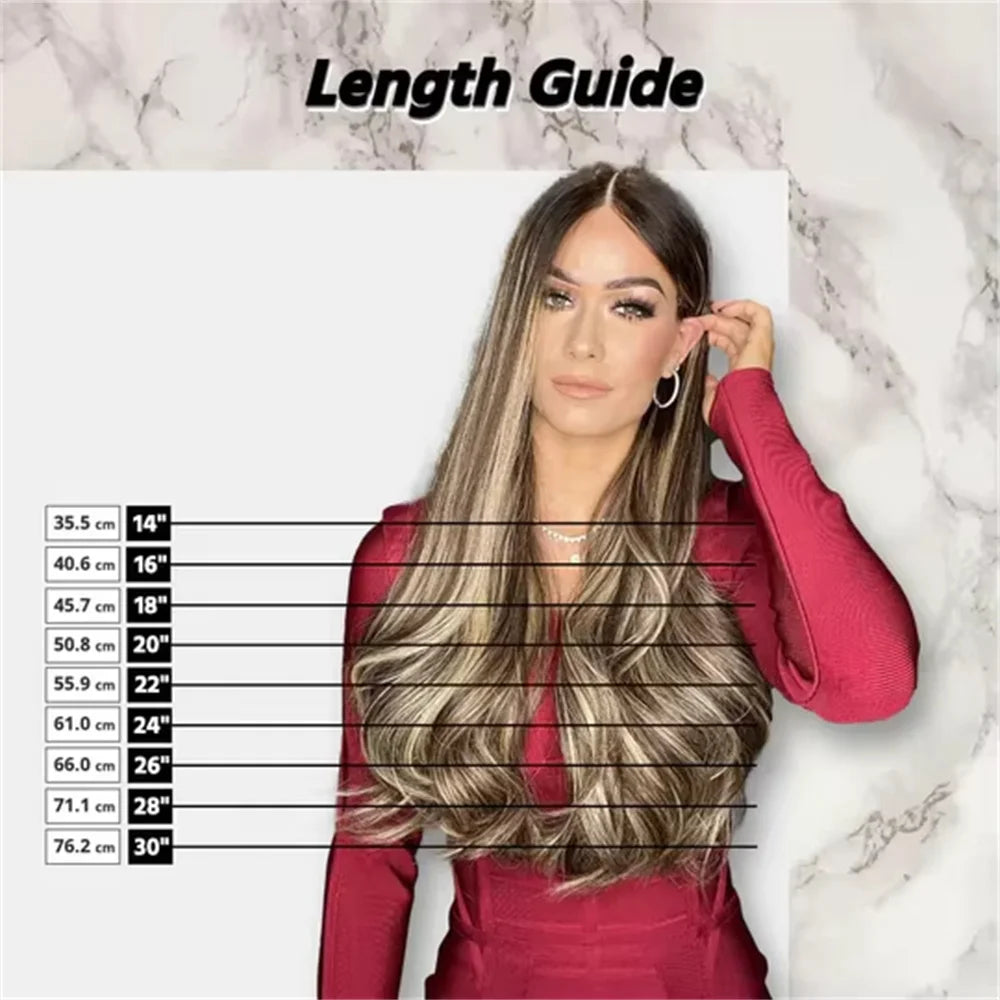 Long Blonde Wig Thick Wavy Blonde Lace Front Wig with Light Brown Roots Balayage Synthetic Fibre Luxury Women Wigs Daily Use