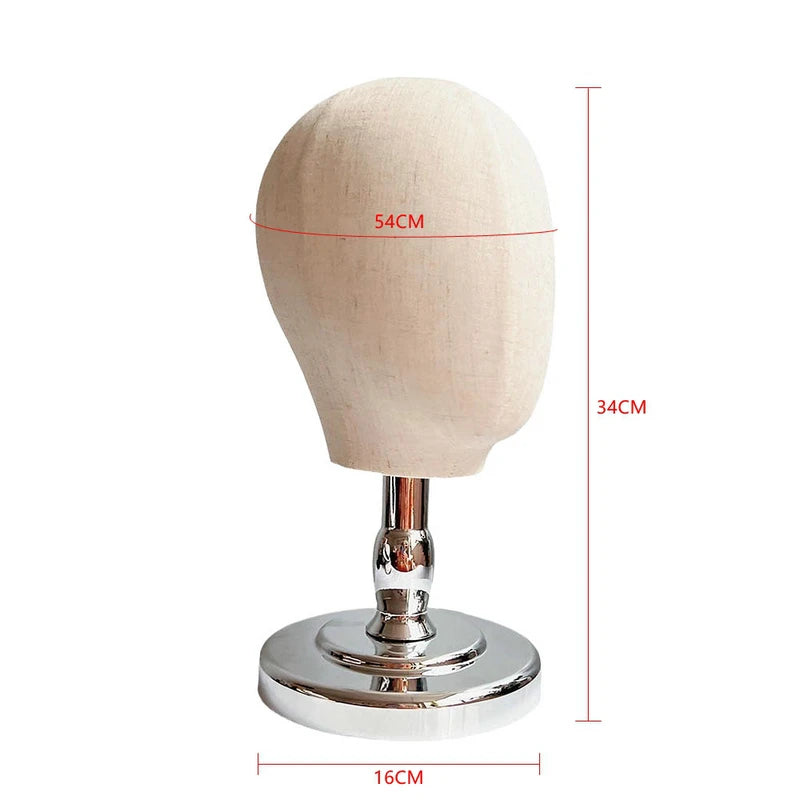 21 Inch Mannequin Head Wig Hat Display Stand Holder Portable Wig Hat Display Stand For Home Salon Hairpieces Styling Head