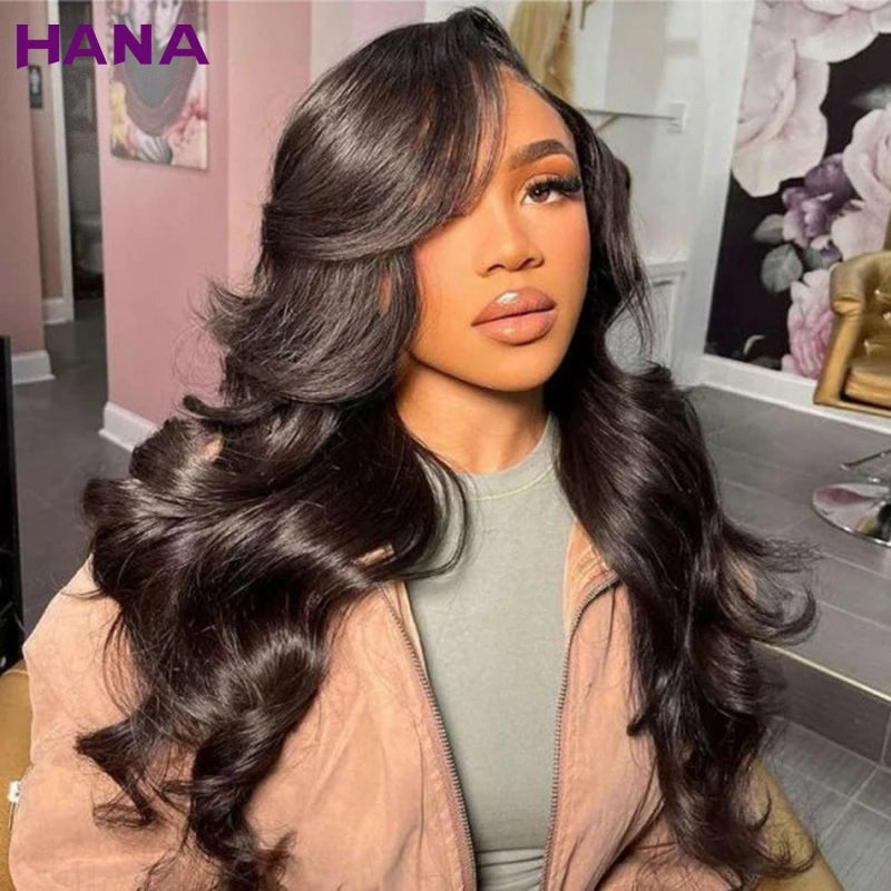 HD 13X4 13X6 Lace Frontal Wig Body Wave Remy Human Hair Wigs For Women Ash Blonde Gray Colored Pre-Plucked 5X5 Lace Closure Wig