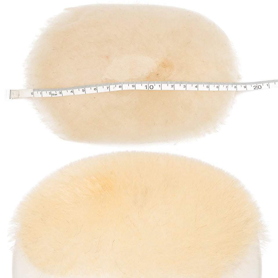 Men's Buzz Cut Toupee | 100% Human Hair | Super Thin PU Skin Base | Natural Black & Blonde
