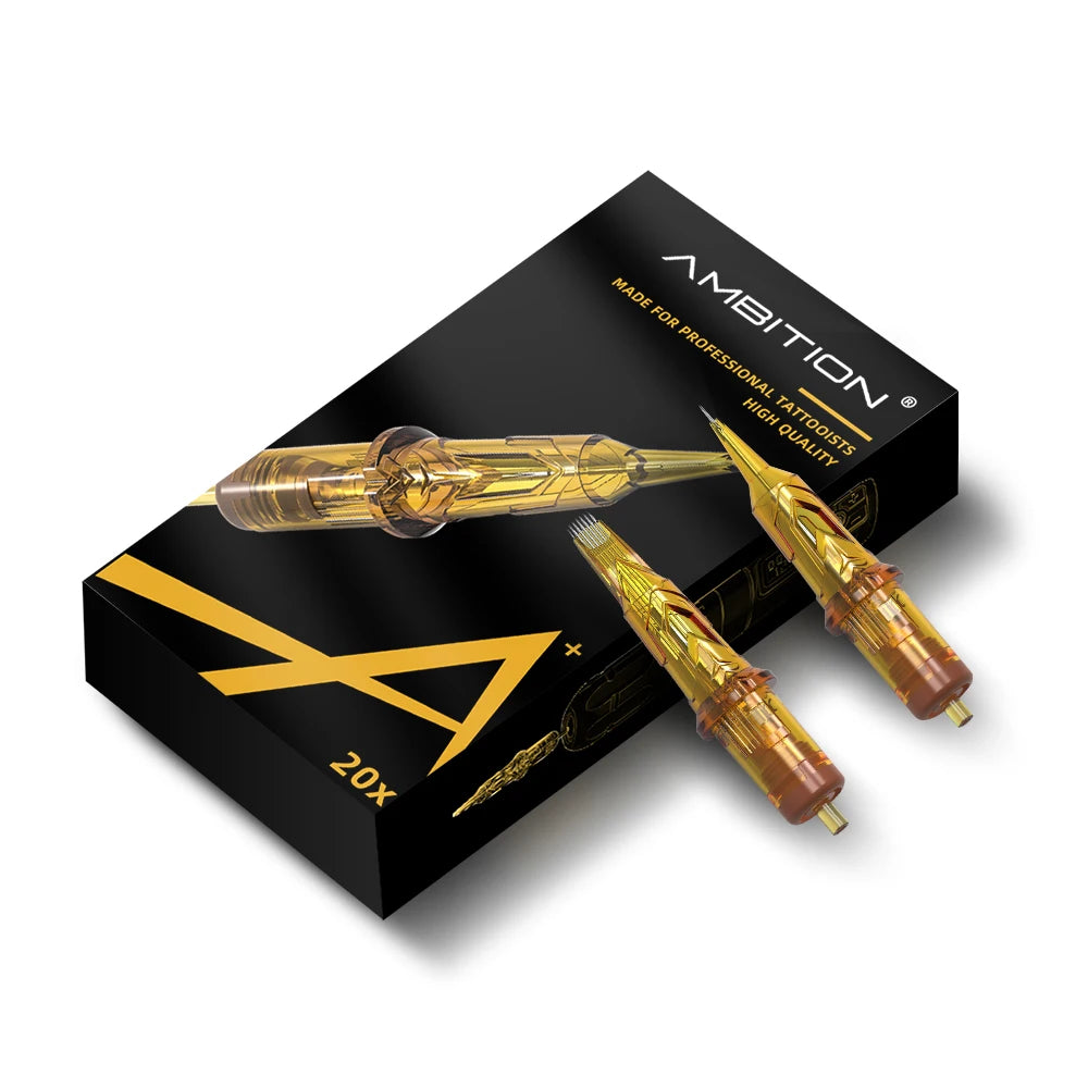 Ambition Glory RL RM M1 RS 20pcs Mixed Sizes Tattoo Cartridge Needles Supply for Tattoo Machine SMP Permanent Makeup Sterilized