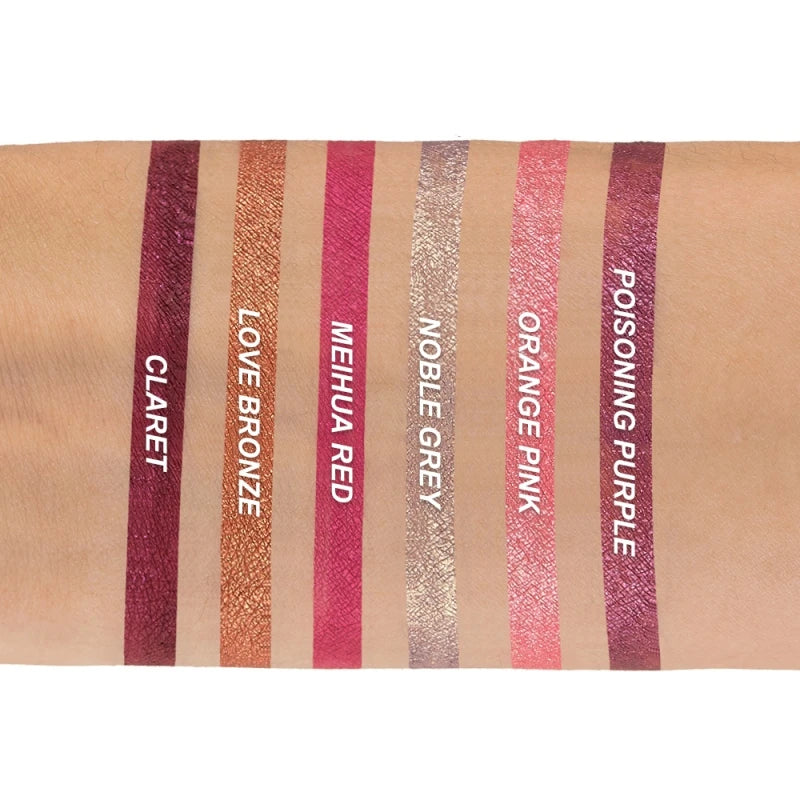 Metallic Matte Liquid Lipstick Waterproof Long Lasting Non-Stick Cup Matte Shimmer Glitter Lip Gloss Women Lips Makeup 12 Colors