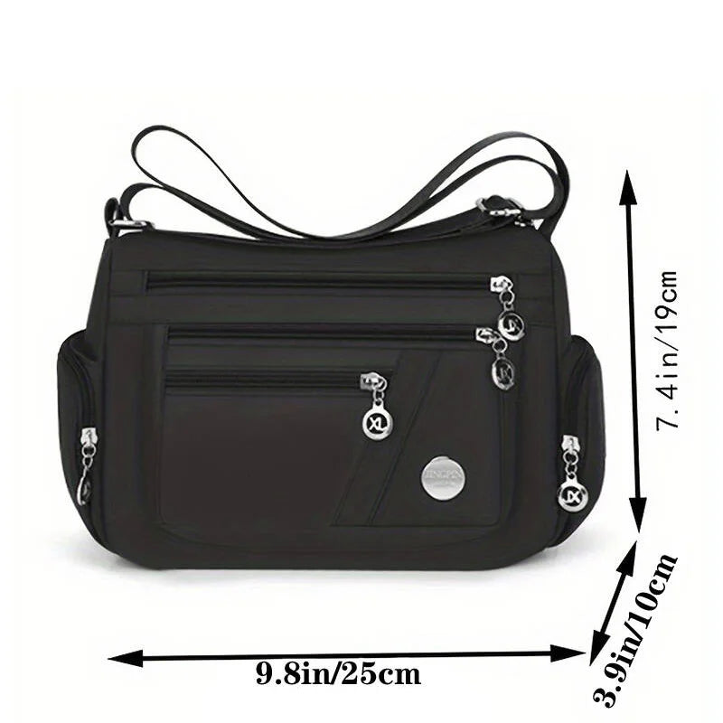 Neutral Men's and Women's Crossbody Bags Are Suitable for Daily Commuting and Going to School They Are Single-Shoulder Bags.