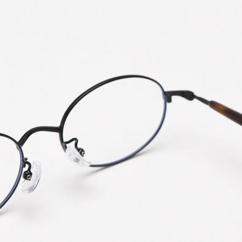 Oval Metal Spectacles Frames – Lightweight Eyeglass Frames for Men & Women