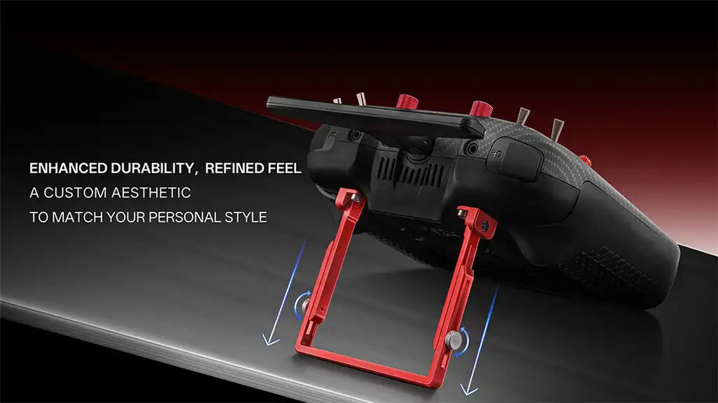 RadioMaster TX15 CNC Folding Stand – Adjustable Length Aluminum RC Transmitter Stand
