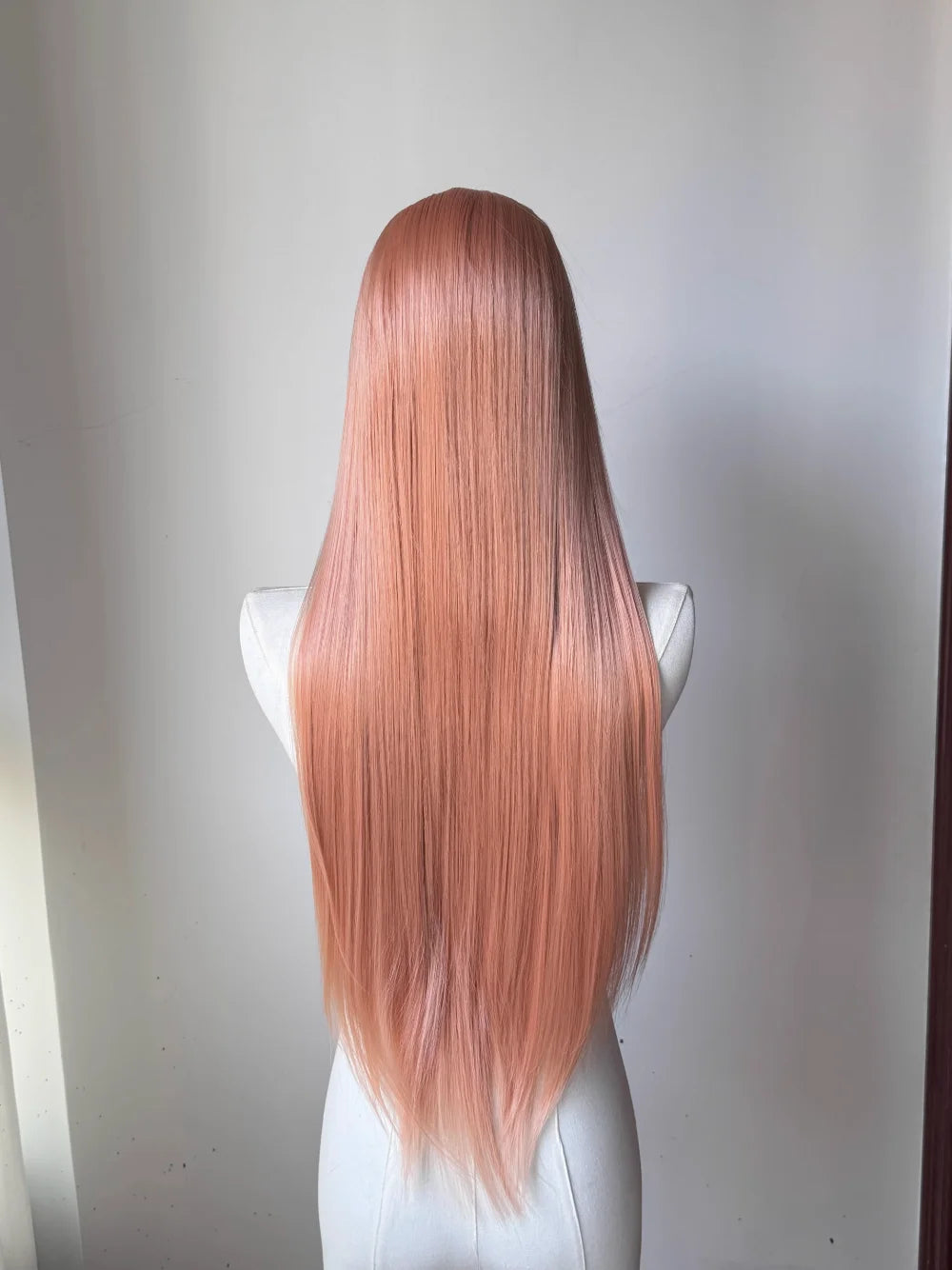 Light Orange Wig 13x4 Lace Front Wigs for Women Long Straight Hair Headband Wig for Cosplay Synthetic Lace Front Wig косплей