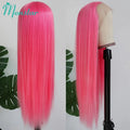 Pink Human Hair Wig – 30 & 38 Inch 613 HD Lace Frontal 13x6 Colored Wig