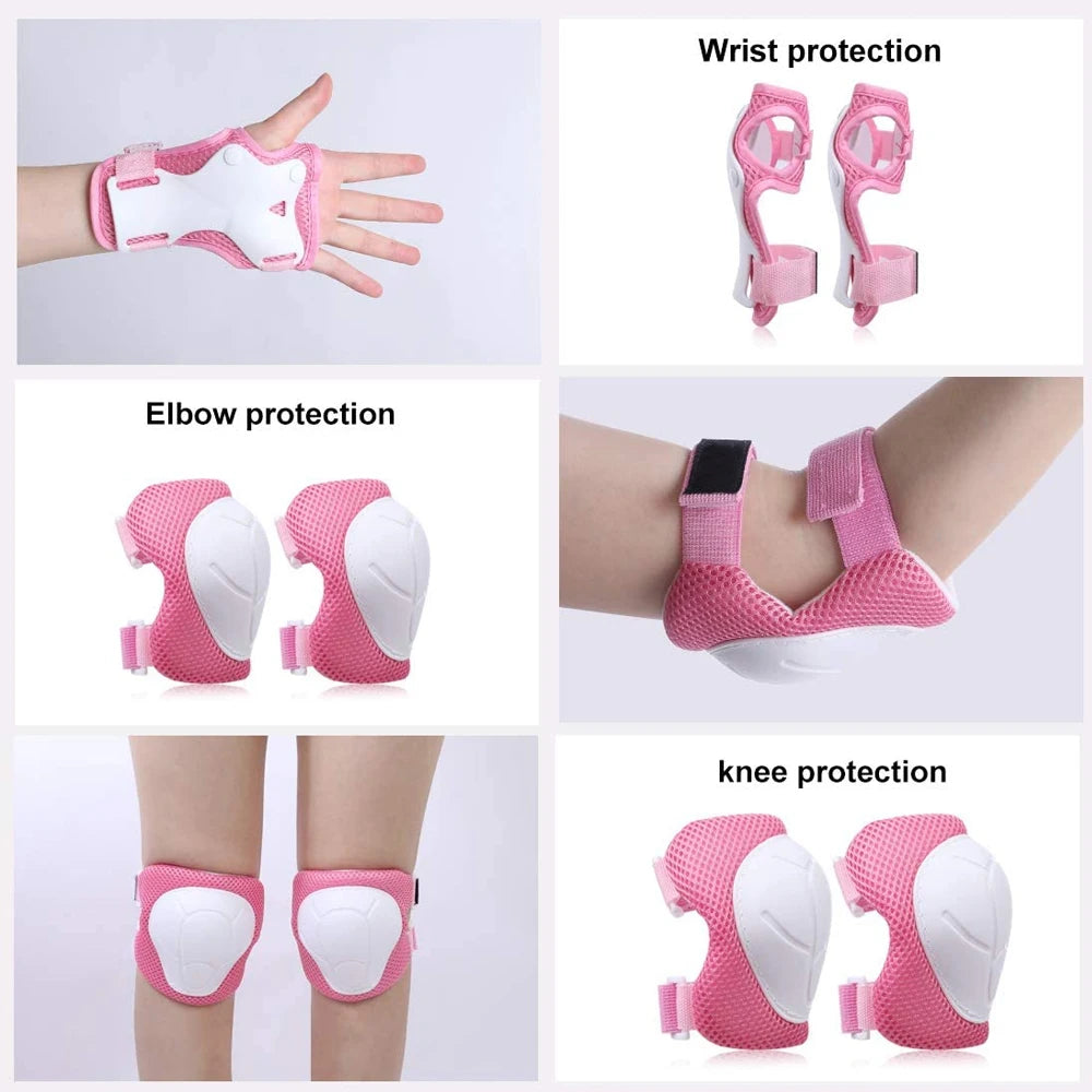Kids Knee Pads & Elbow Pads Set – Protective Safety Gear for Children Ages 3–7