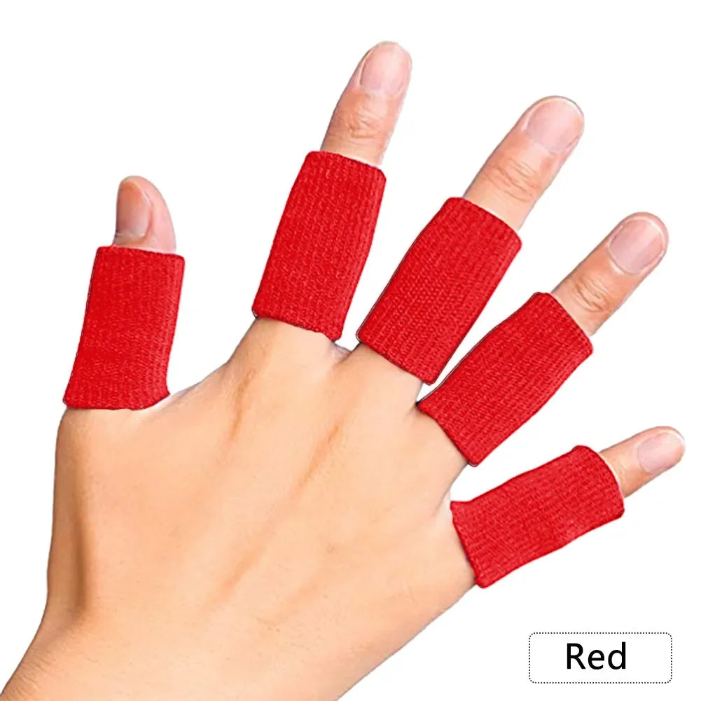 Finger Protection Sleeves – 10-Pack Elastic Support for Basketball, Gym & Sports