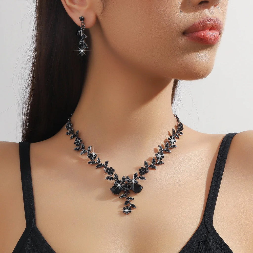 Elegant Flower Design Jewelry Set – Trendy All-Match Fashion Jewelry for Party & Daily Wear