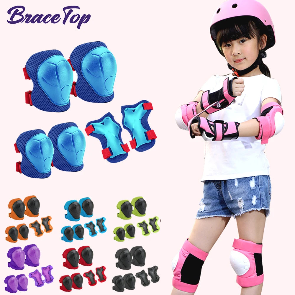 Kids Knee Pads & Elbow Pads Set – Protective Safety Gear for Children Ages 3–7