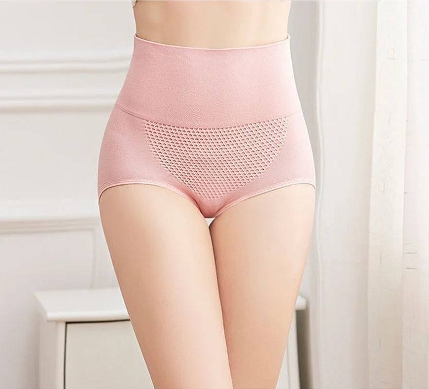 Women's Seamless High-Waist Underwear – 8-Pack Fashionable Briefs