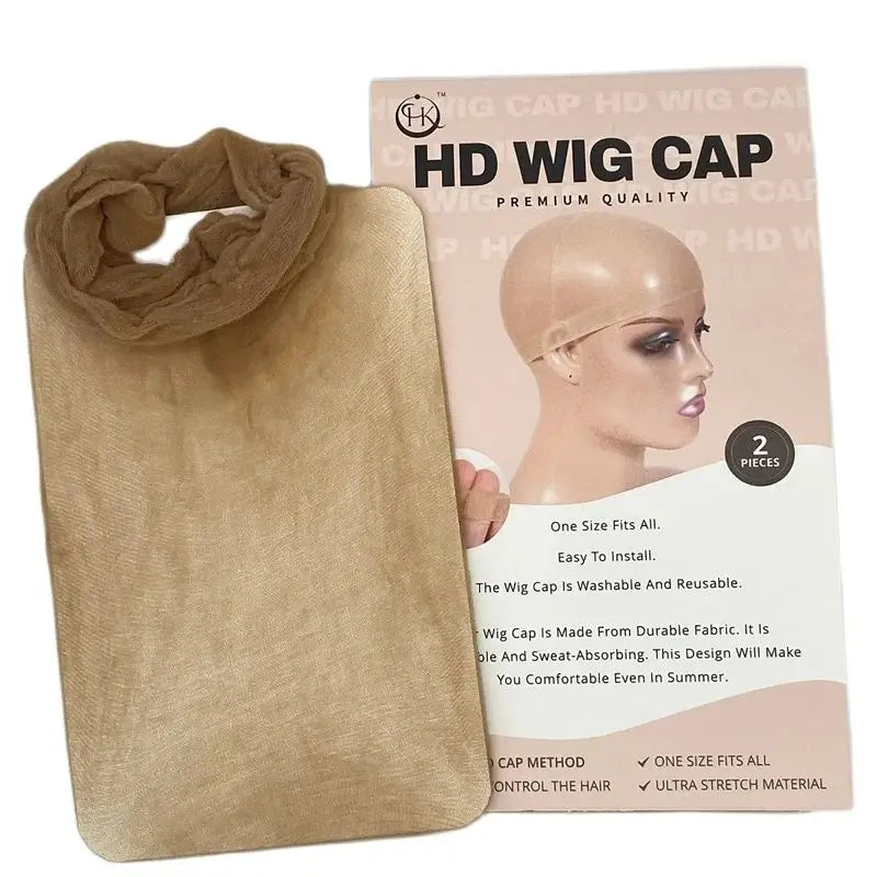 10 Pcs HD Thin Wig Cap Transparent and Invisible Sheer Wig Cap for HD Wigs Wig Accessories