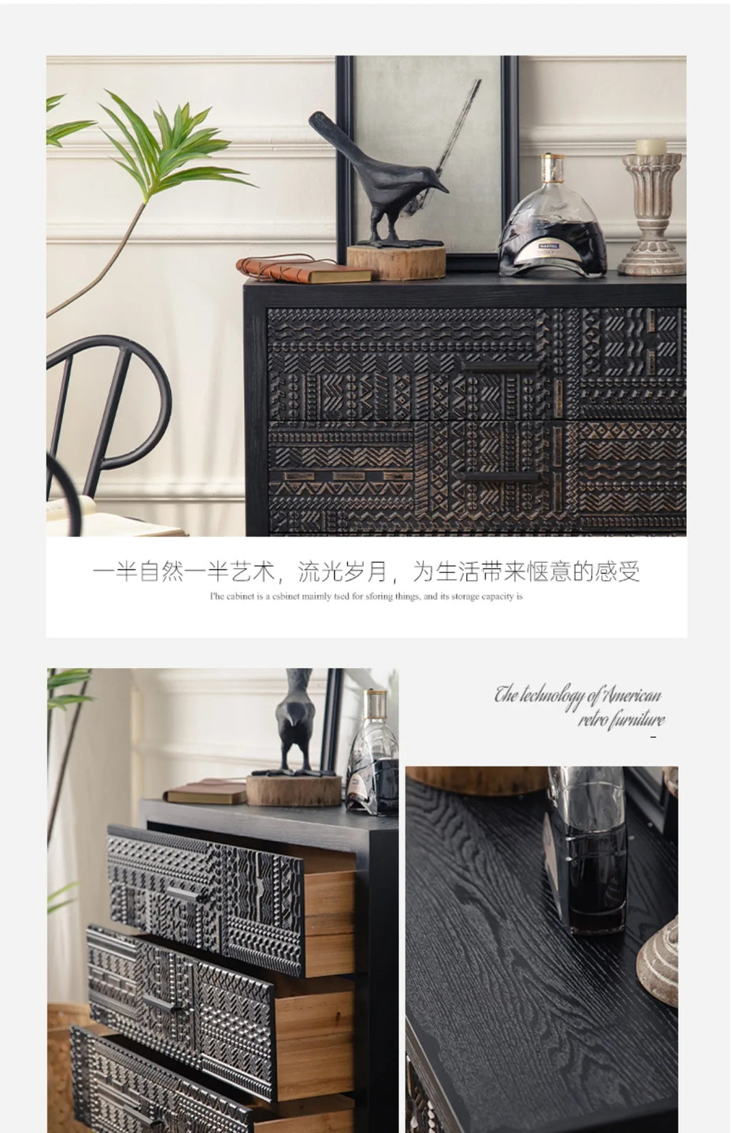 European Quality Living Room Cabinet – Premium Storage Display Unit