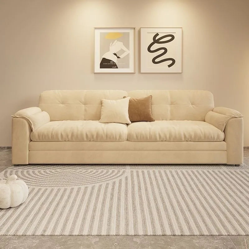 Lazy Relaxing Living Room Sofa – Comfortable Luxury Designer Minimalist Apartment Sofa