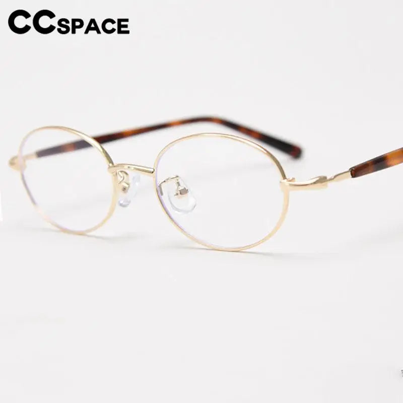 Oval Metal Spectacles Frames – Lightweight Eyeglass Frames for Men & Women