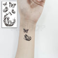 Sexy Red Lips Water Transfer Tattoo – Waterproof Body Art 10.5x6cm