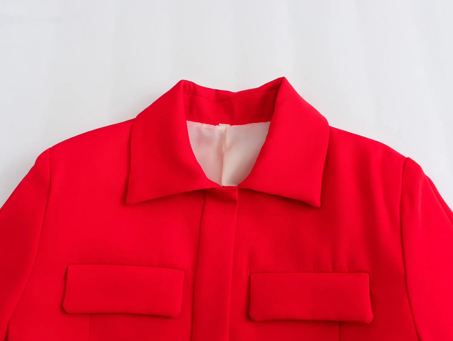 HH Women Fashion Solid Jacket High Street Long Sleeve Covered Button Female Coat With Pocket 2024 Autumn Office Lady Outwear