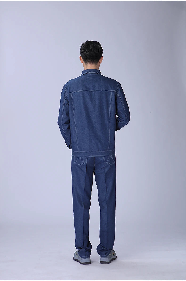 Working Clothes For Men Men's Overalls Work Wear Clothing Overalls Workwear Workshop Uniforms Mechanic Man Print Logo