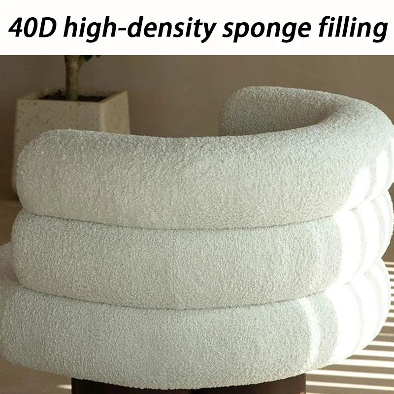 Modern Single Sofa – Lazy Luxury Nordic Corner Sofa for Bedroom & Balcony