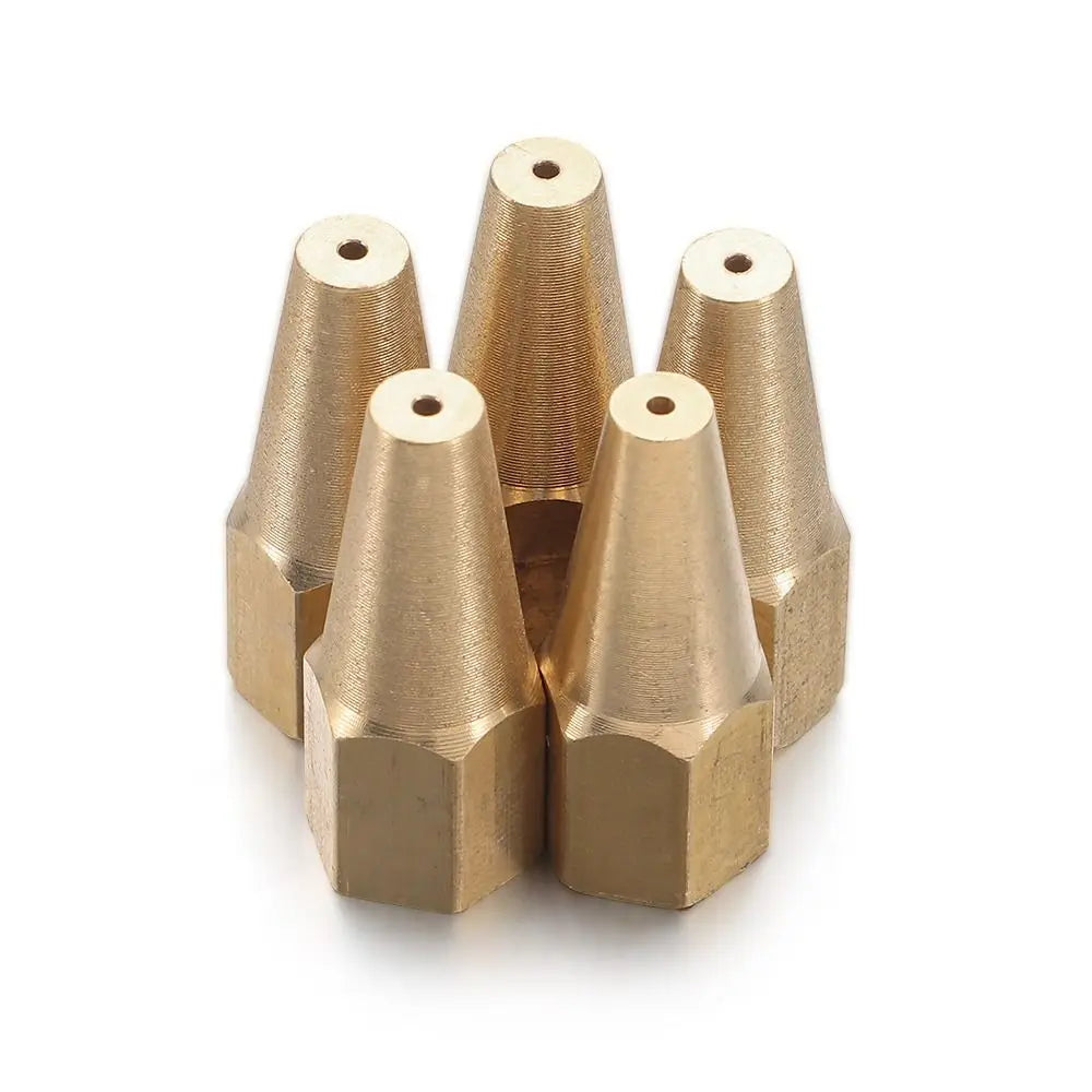 Gas Brazing Torch Nozzle H01-2 – 5-Pack Professional Welding Torch Tips