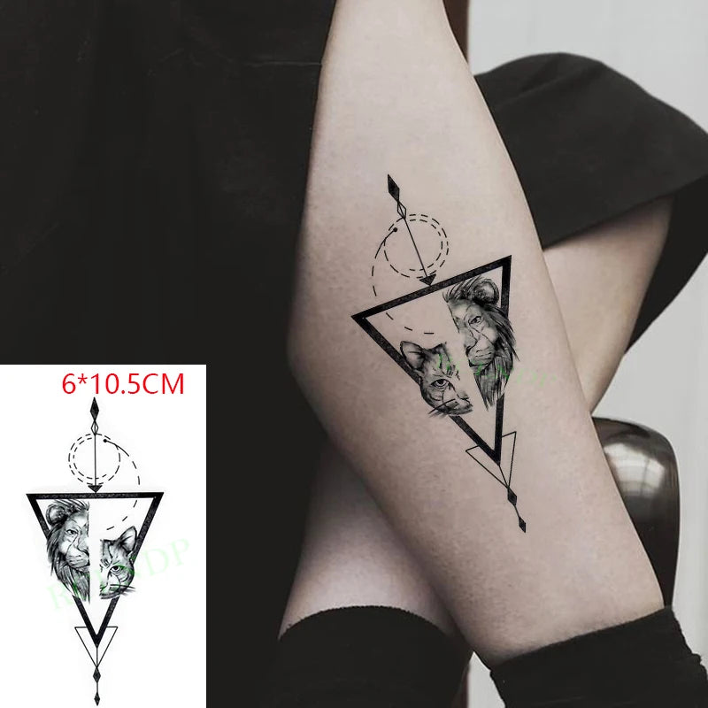 Anime Fire Flame Temporary Tattoo – Waterproof Flash Tattoo for Kids, Men & Women