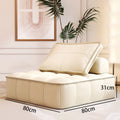 Single Modern Luxury Sofa – Nordic Sectional Lounger for Living Room