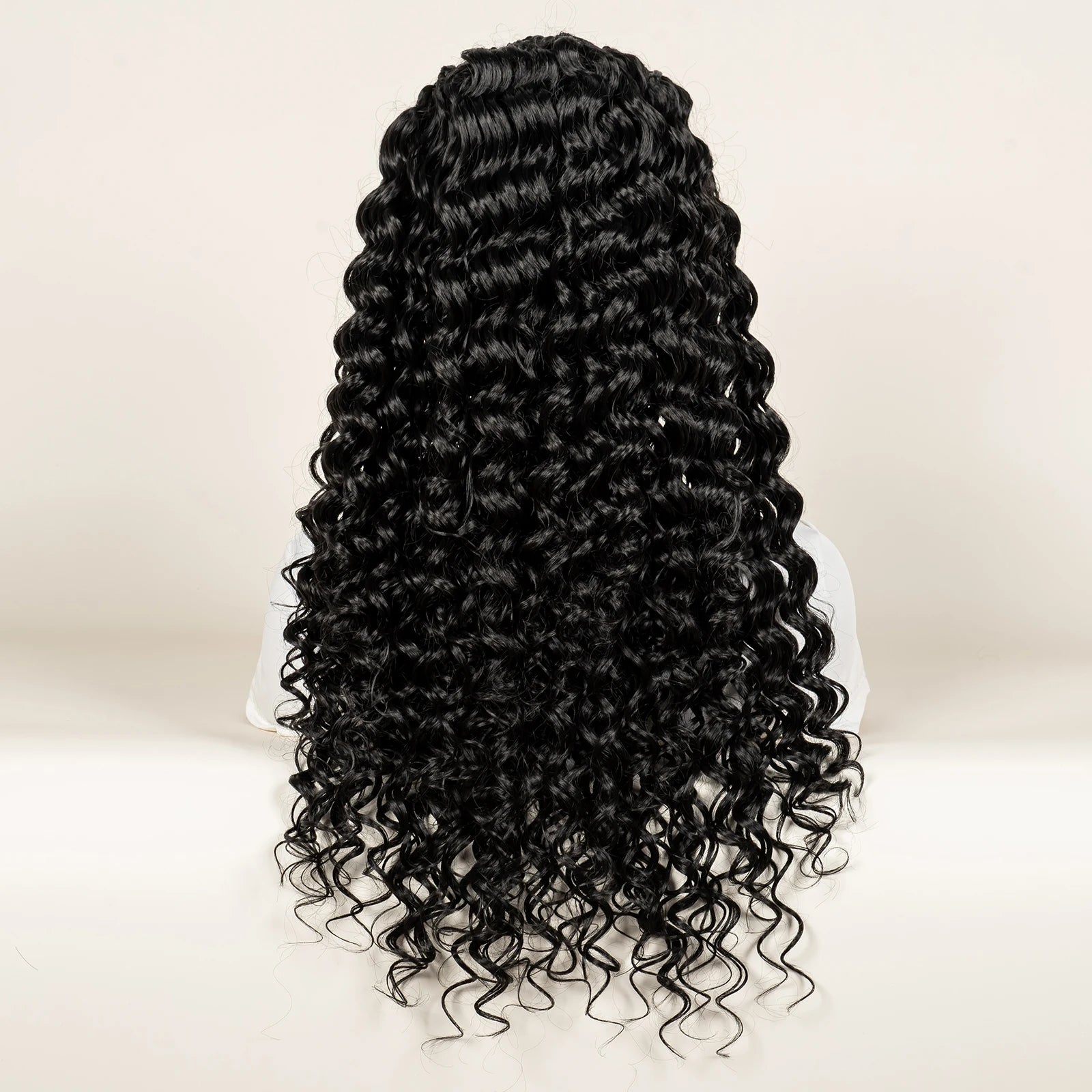 Pre-Styled Deep Wave Braided Wig | Swiss Lace | Baby Hair | Half Cornrow | Women's Braid Wig