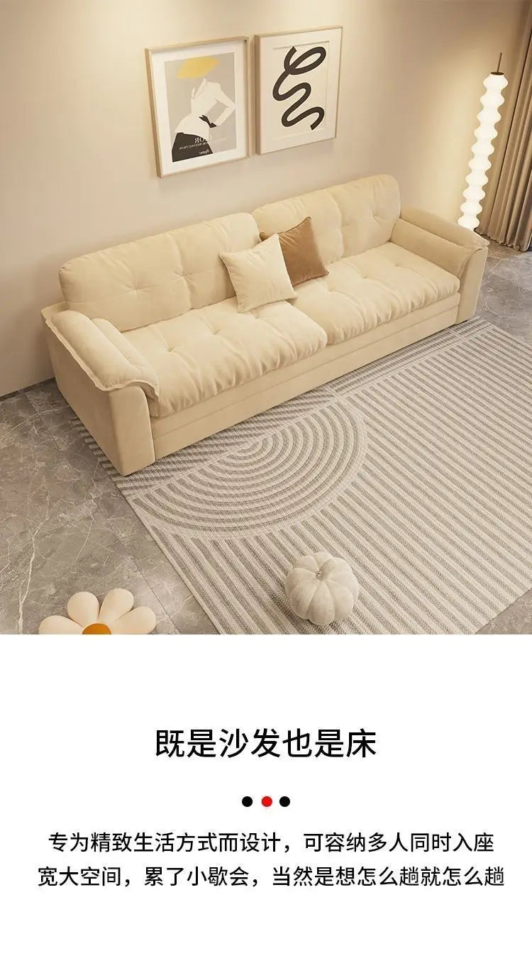 Lazy Relaxing Living Room Sofa – Comfortable Luxury Designer Minimalist Apartment Sofa