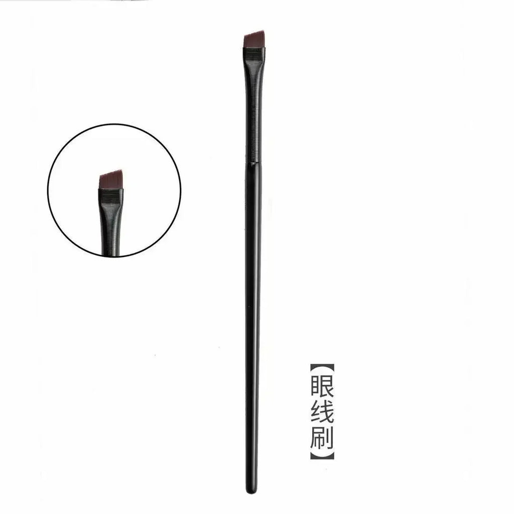 Eyebrow & Eyeliner Brush Set – Professional Flat Blade Contour & Liner Brow Tools