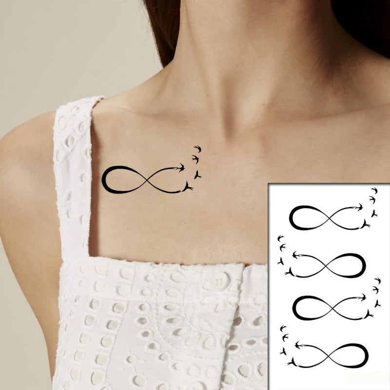 Sexy Red Lips Water Transfer Tattoo – Waterproof Body Art 10.5x6cm