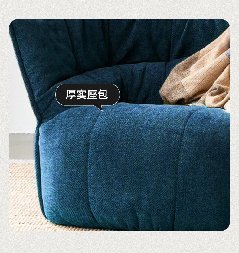 Elegant Lazy Sofa – Modern Ergonomic Mid-Century European Living Room Sofa